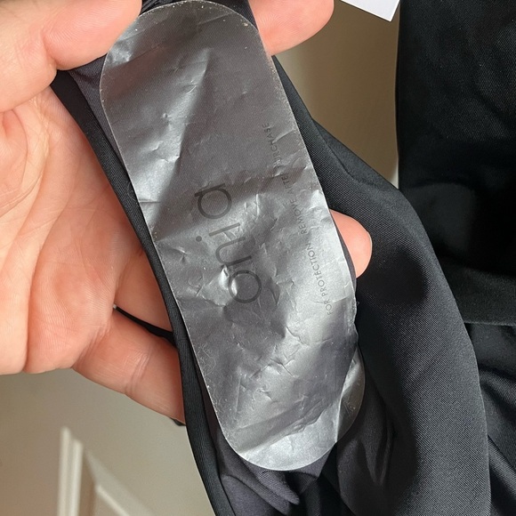 Onia NWT Elena Halter Tie Waist One Piece Swimsuit in Black Size Small - Picture 11 of 11